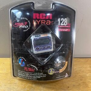 RCA Lyra RD1071 MP3 Player Vtg New 128MB White NIB Armband Headphones